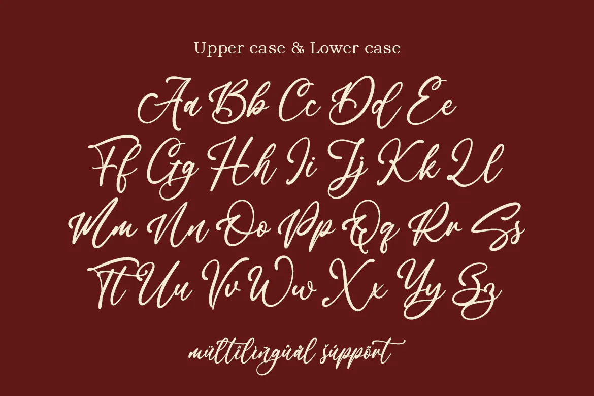 现代优雅手写风格装饰字体 - Shuttered Botanica 设计字体 第9张
