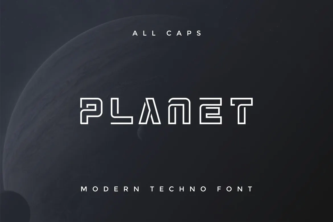 俏皮的天赋英文字体 - Morgiefa Modern Techno Font 设计字体 第5张