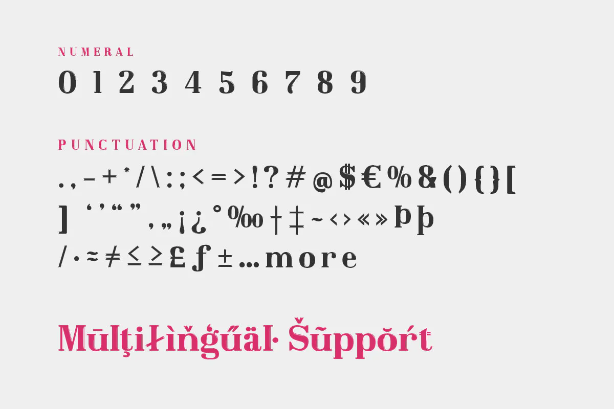 优雅奢华商品海报设计英文衬线字体 - Broseki Serif Display Font 设计字体 第10张